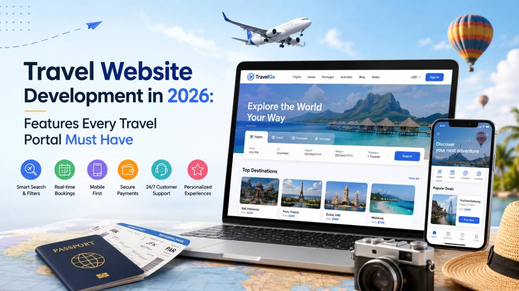 Travel Website Development in 2026: Features Every Travel Portal Must Have